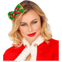 Motýlik s vianočným motívom